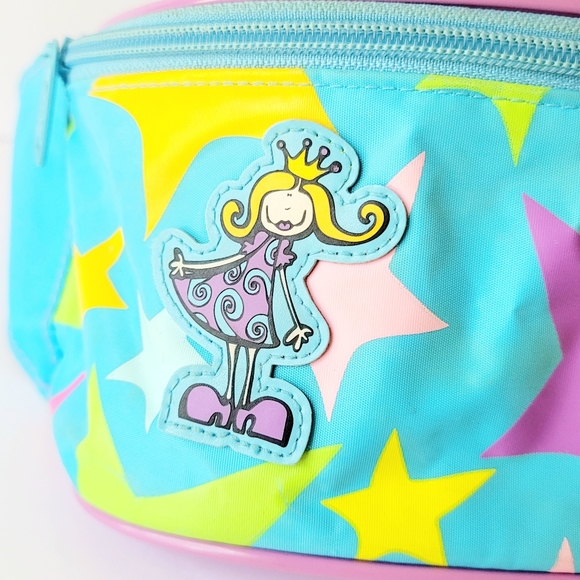 Happy House vintage Stars and Girl Fanny Pack w/ p - Picture 2 of 14